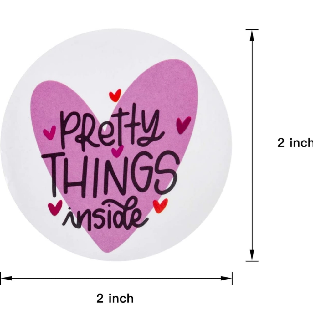 Pretty Things Inside Stickers Purple Heart - Picture 3 of 5